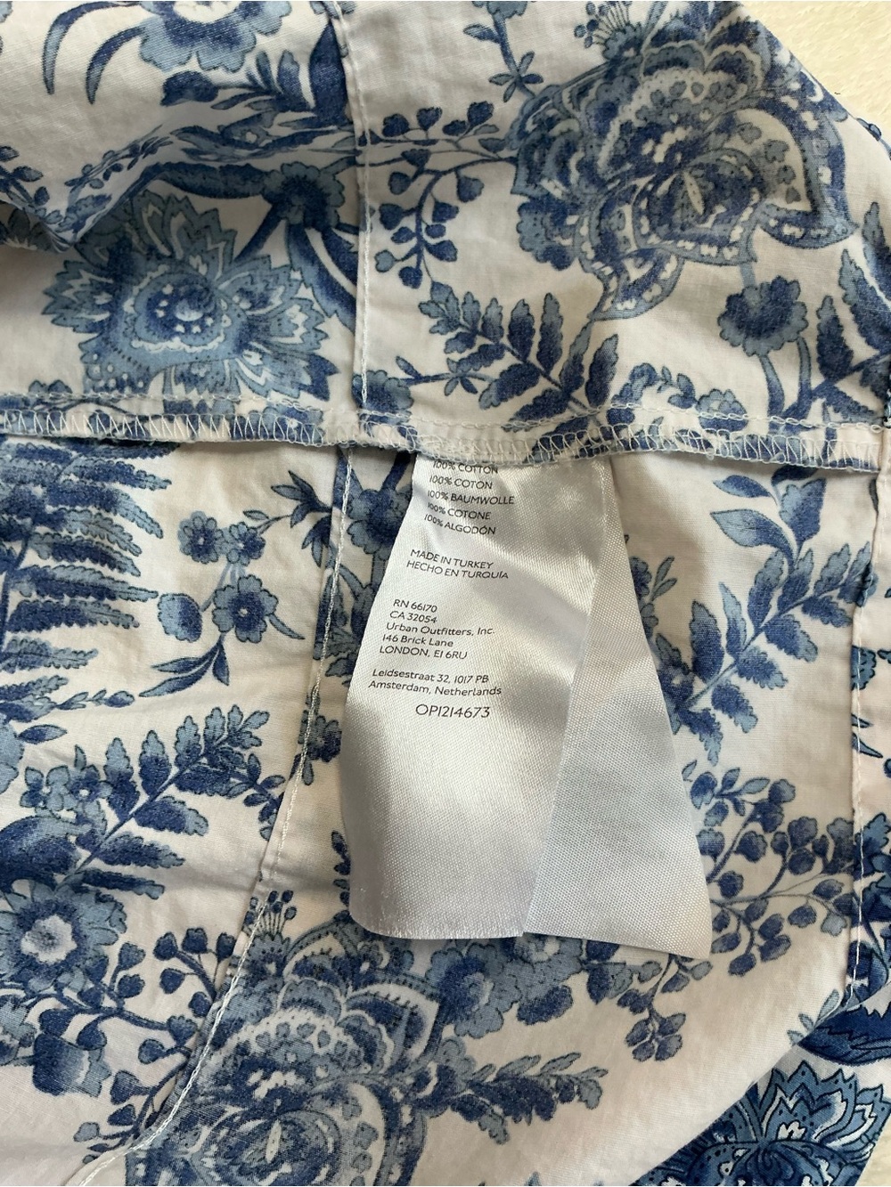 Anthropologie Maeve Smocked Floral Toile Tiered Dress 2X - Picture 15 of 16
